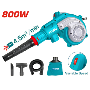 بلاور هواء سرعات شفط و طرد 800 واط + ملحقات مكنسه توتال TB8036