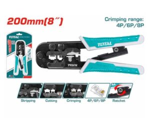 اراجه نت TOTAL Modular plug 8″ crimper TMPCN5468R