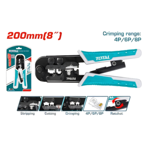 اراجه نت TOTAL Modular plug 8″ crimper TMPCN5468R