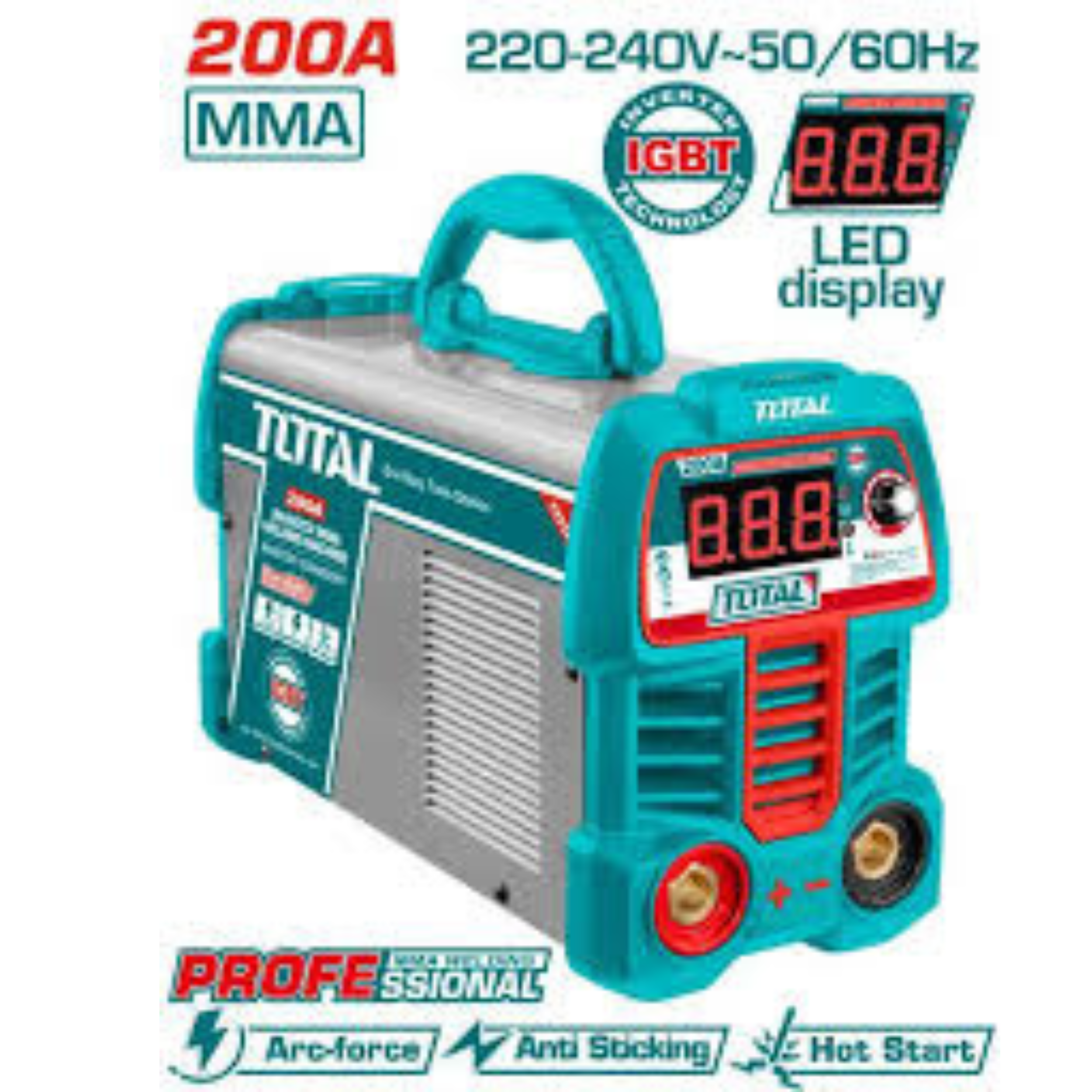 ماكينة لحام 200 أمبير TOTAL - TW2200691 - MINI