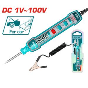 مفك تست ديجيتال لاختبار الدوائر الكهربيه للسيارات DC 1-100V موديل THTS41001