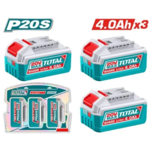 مجموعة بطارية 20 فولت 4 أمبير TOTAL TOSLI251296 5