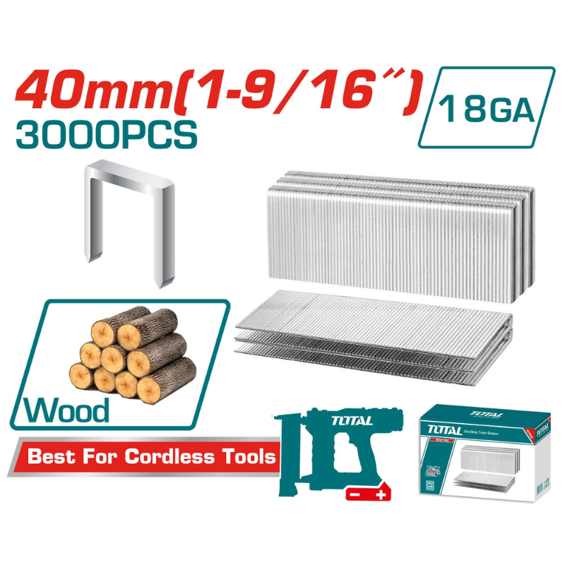 دبابيس تدبيس TOTAL مقاس 40 مم – TAC918403