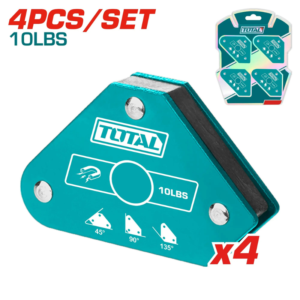 طقم حوامل لحام مغناطيسية ميني 4 قطع 10 رطل – TOTAL TAMWH4001