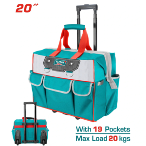 شنطة عدة ترولي 20 بوصة بعجل – 19 جيب – حمولة 20 كجم – TOTAL THRRTB2012