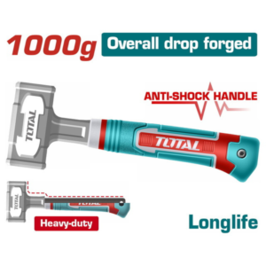 شاكوش صلب 1 كيلو بمقبض فايبر جلاس مضاد للاهتزاز – TOTAL THSTH61000L