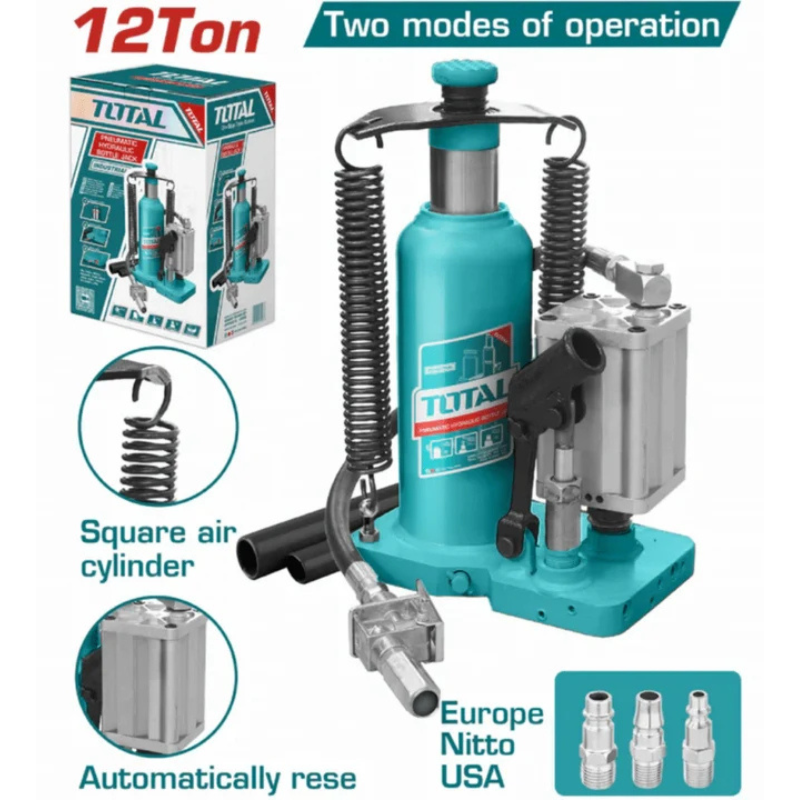 كوريك زجاجة هوائي هيدروليك TOTAL 12 طن THT109126