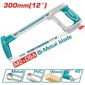 قوس منشار حديد صناعي 12 بوصة 300 مم بشفرة Bi-Metal 24TPI – TOTAL THT541016