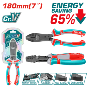 زرادية قطع متعددة الوظائف Heavy Duty 7 بوصة Cr-V بتوفير مجهود 65% – TOTAL THTC510706
