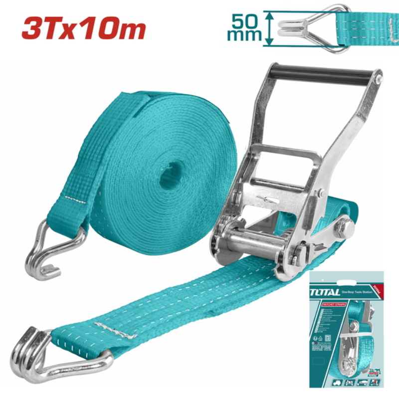 حزام تسليب 3 طن 10 متر RACHET STRAP thtrs3101
