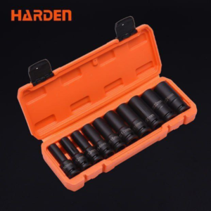 طقم لقم 1/2″ تصادمية طويلة 10:24 مم من HARDEN
