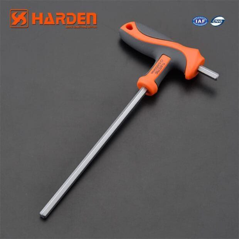 مفتاح الن T سداسي يد كاوتش من HARDEN: مقاس 3.0x75mm مم