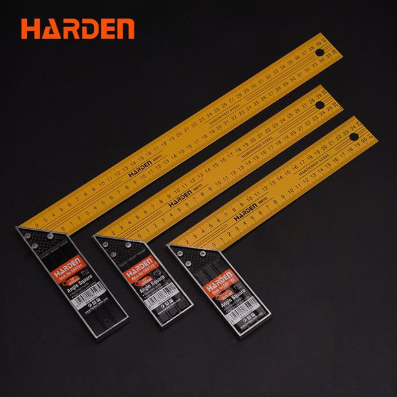 زاوية علام 90 درجة صفراء من HARDEN: مقاس 16
