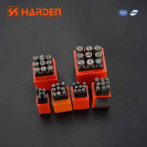 طقم ارقام دق 9 ق صلب من HARDEN: مقاس 4 مم