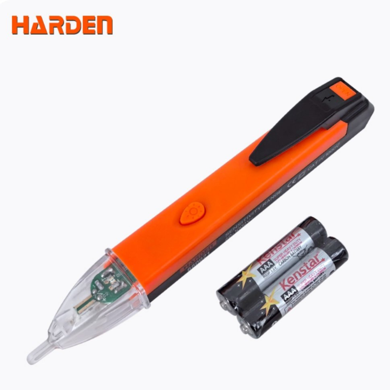 مفك تست حساس كشف خارجي للسلك بالصوت واضائة من HARDEN