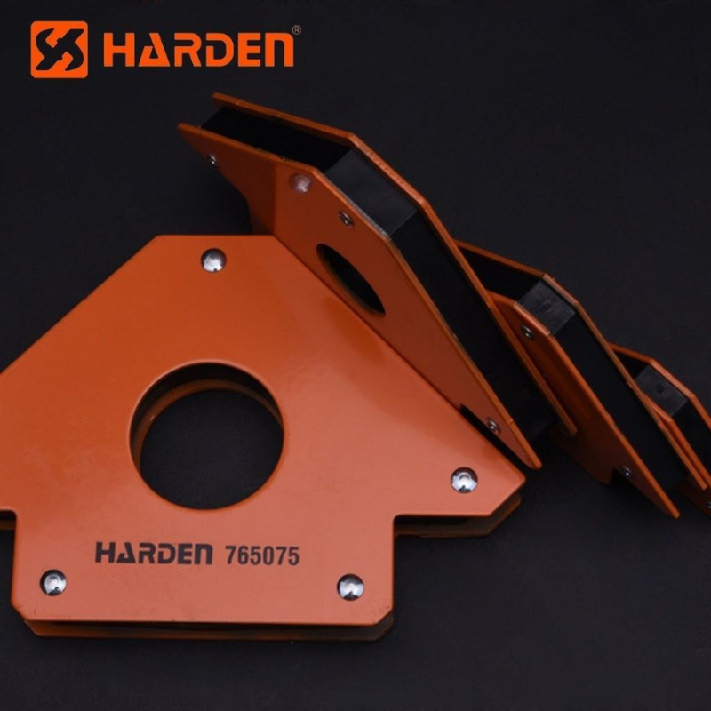زاوية لحام مغناطيس لضبط الزوايا من HARDEN – مقاس 50 لبرة = 22.5 ك = 11.5*11.5*1