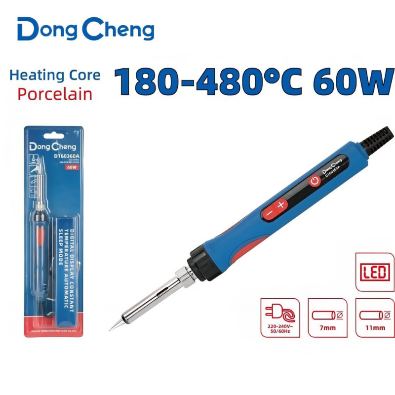 كاوية لحام قصدير 60 وات ديجيتال ضبط حرارة من DONGCHENG