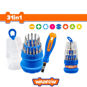 طقم مفك 31 ق متكامل من WADFOW